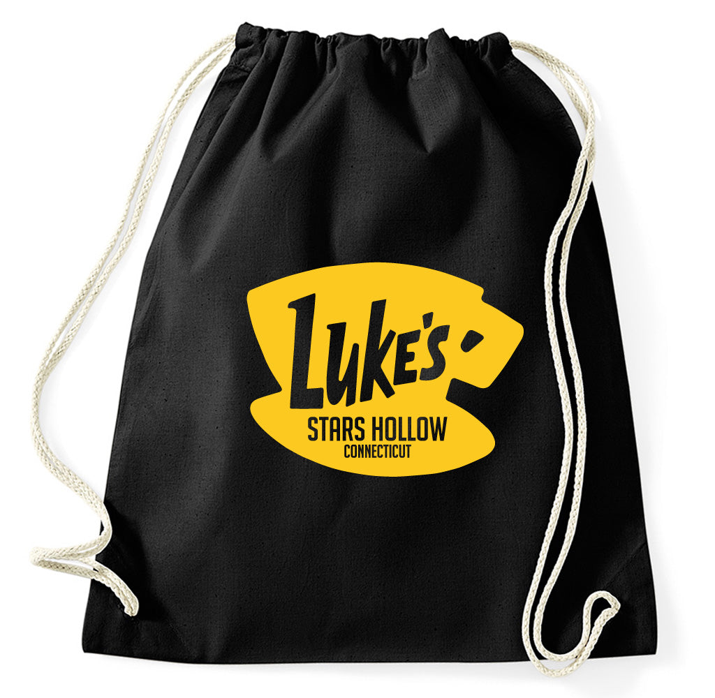 Luke's Stars Hollow Diner Cafe Logo Fan Turnbeutel, Aufdruck, schwarz