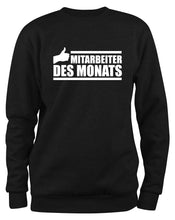 Lade das Bild in den Galerie-Viewer, Styletex23 Sweatshirt Mitarbeiter des Monats, schwarz XXL
