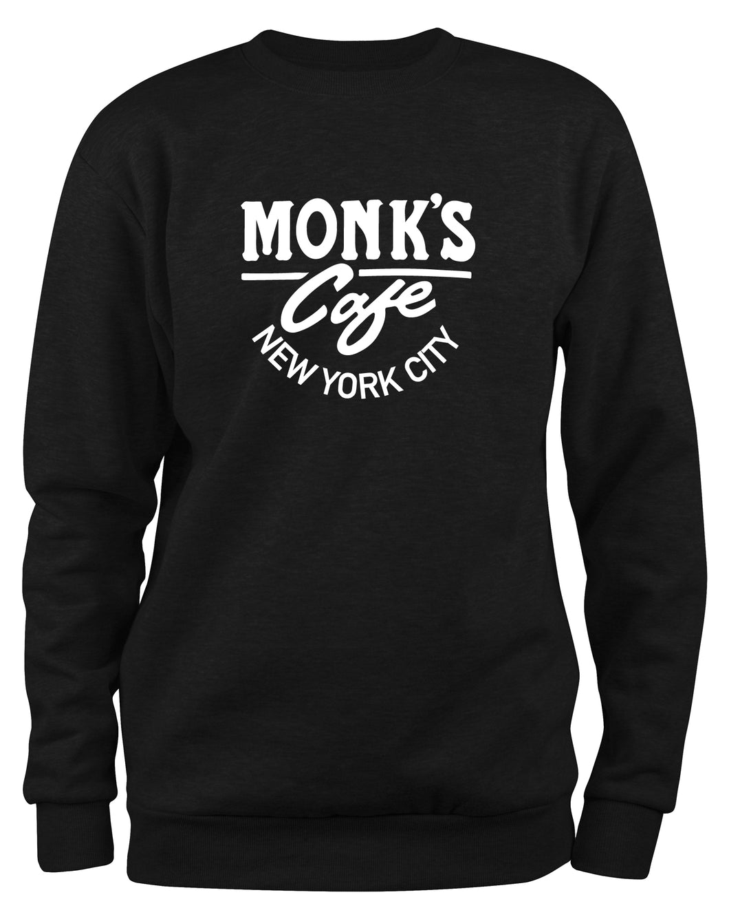 Styletex23 Sweatshirt Monk's Cafe Seinfeld Logo, schwarz XXL