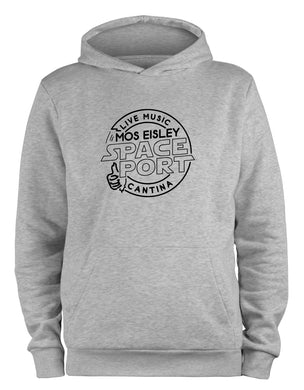 Styletex23 Kapuzenpullover Mos Eisley Space Port Bar Live Music, XXL grau