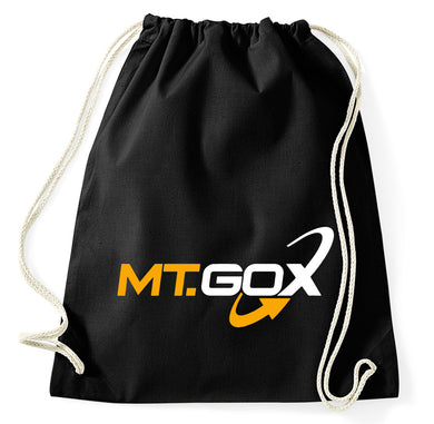 Mt Gox Logo Turnbeutel Sportbeutel Gym Bag, schwarz