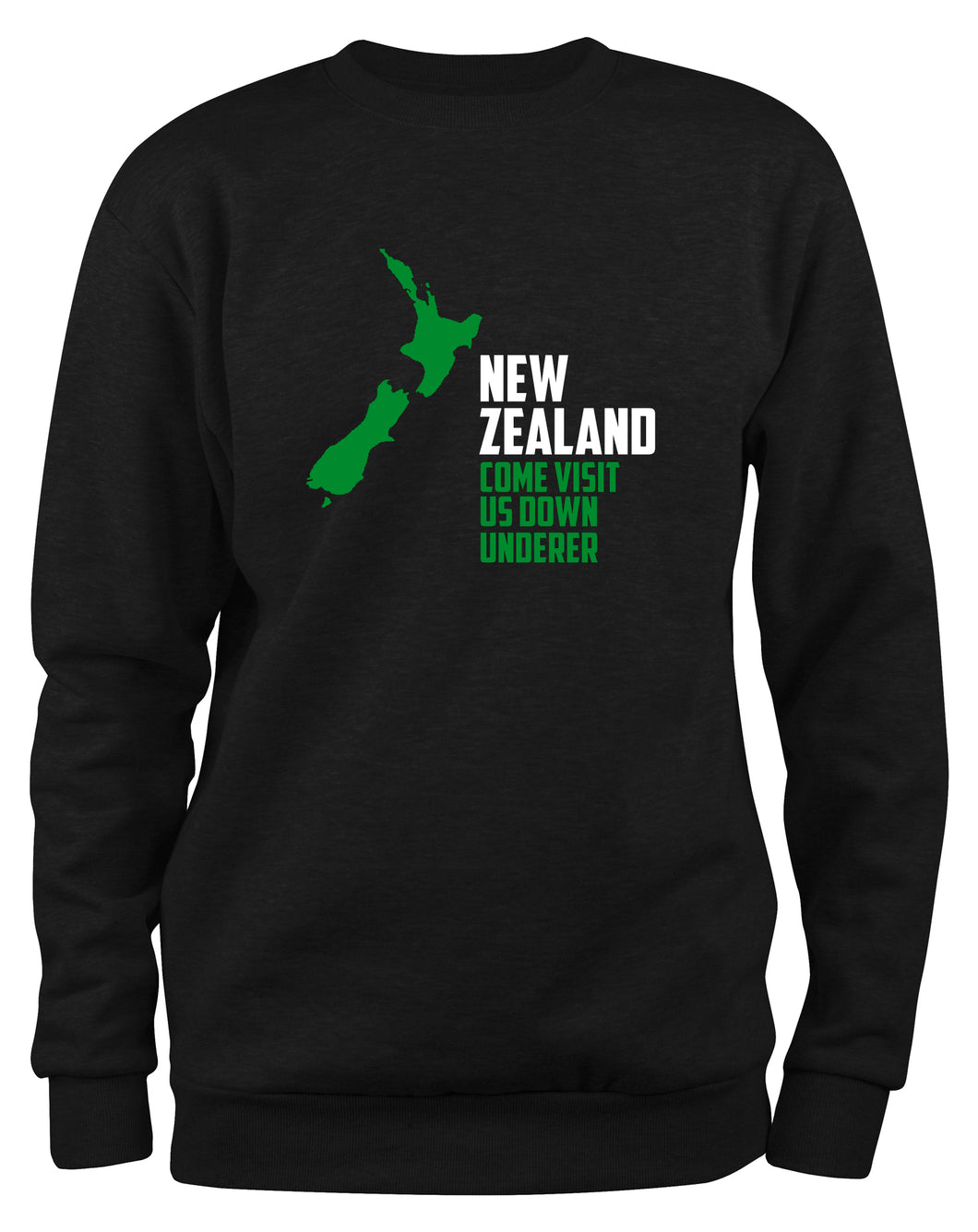 Styletex23 Sweatshirt New Zealand Fun, schwarz XXL