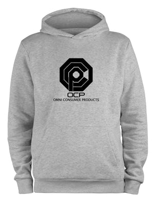 Styletex23 Kapuzenpullover OCP Robocop Logo, XXL grau