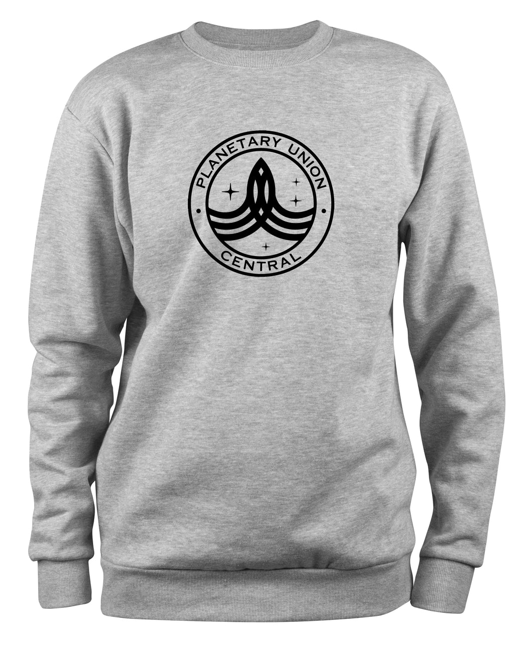 Styletex23 Sweatshirt Planetary Union Central Logo Fan, XXL grau