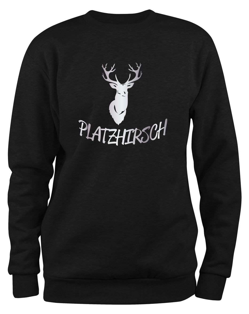 Styletex23 Sweatshirt Platzhirsch, schwarz XXL