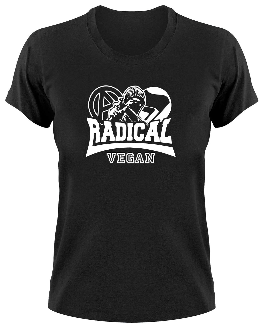 Styletex23 T-Shirt Damen Radical Vegan Logo