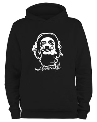 Styletex23 Kapuzenpullover Salvador Dali, schwarz XXL