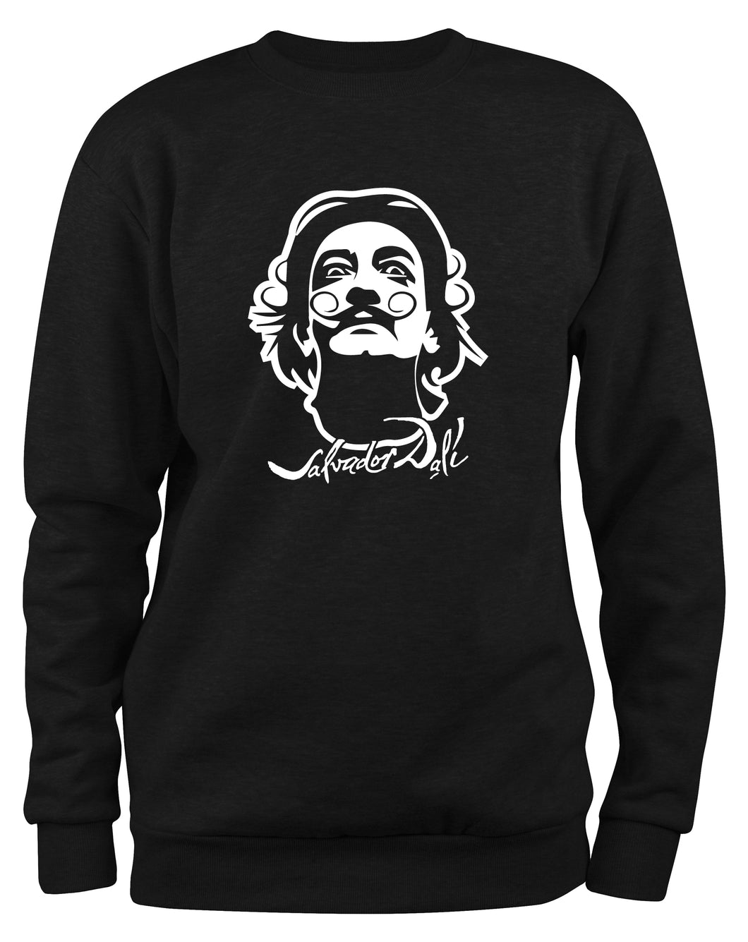 Styletex23 Sweatshirt Salvador Dali, schwarz XXL