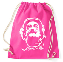 Lade das Bild in den Galerie-Viewer, Salvador Dali Turnbeutel Sportbeutel Gym Bag, pink
