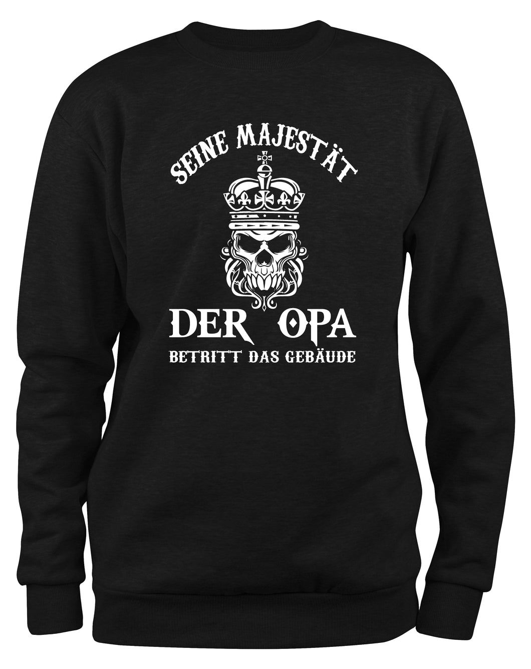 Styletex23 Sweatshirt Seine Majestät der Opa Fun, schwarz XXL