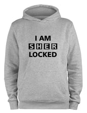 Lade das Bild in den Galerie-Viewer, Styletex23 Kapuzenpullover I Am Sherlocked Sherlock Holmes, XXL grau
