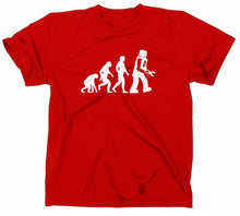 Lade das Bild in den Galerie-Viewer, Styletex23 T-Shirt Herren Something Somewhere Robot Evolution, Rot, XXL
