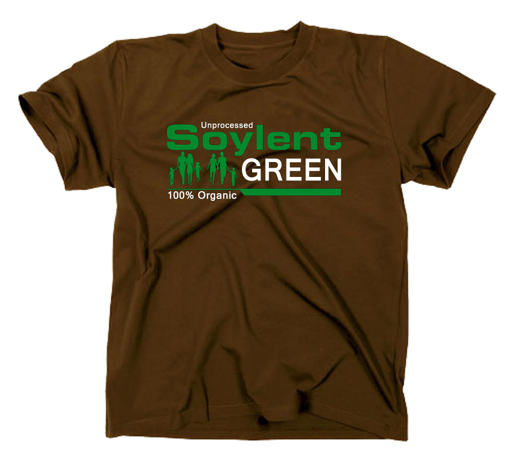 Styletex23 T-Shirt Herren Soylent Green, Jahr 2022 die überleben wollen, braun, XXL