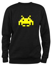 Lade das Bild in den Galerie-Viewer, Styletex23 Sweatshirt Space Invaders Retro, schwarz XXL
