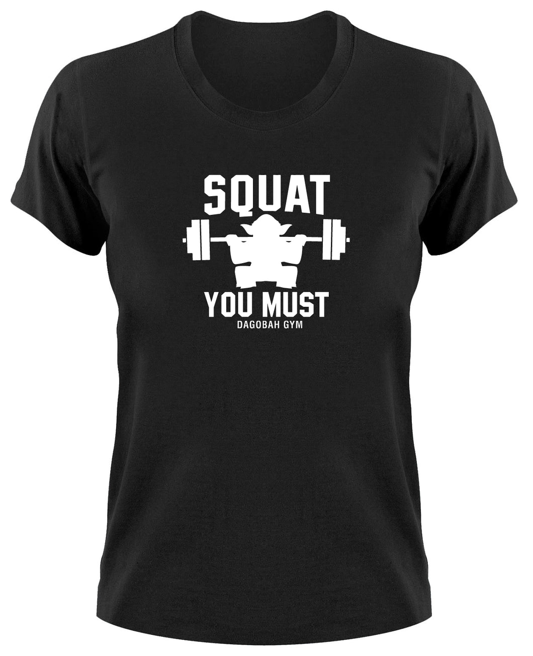 Styletex23 T-Shirt Damen Squat You Must Dagobah Gym Fun Gym Training