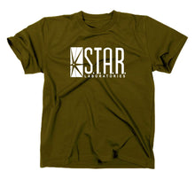 Lade das Bild in den Galerie-Viewer, Styletex23 T-Shirt Herren Star Laboratories, Logo, oliv, XXL
