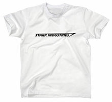 Lade das Bild in den Galerie-Viewer, Styletex23 T-Shirt Herren Stark Industries Logo, Iron Man, weiss, XXL
