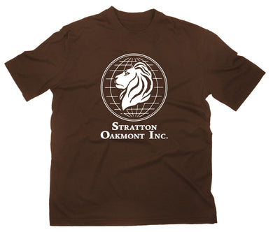 Styletex23 T-Shirt Herren Stratton Oakmont Inc Logo, braun, XXL