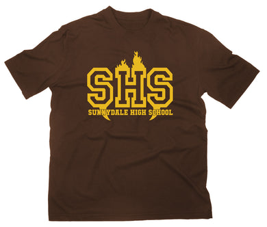Styletex23 T-Shirt Herren Sunnydale High School Buffy The Vampire Slayer, braun, XXL