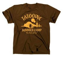 Lade das Bild in den Galerie-Viewer, Styletex23 T-Shirt Herren Tatooine Summer Camp Two Suns of Fun, braun, XXL
