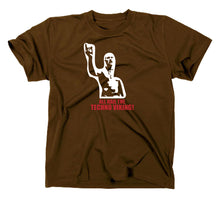 Lade das Bild in den Galerie-Viewer, Styletex23 T-Shirt Herren All Hail The Techno Viking, fun, Braun, XXL
