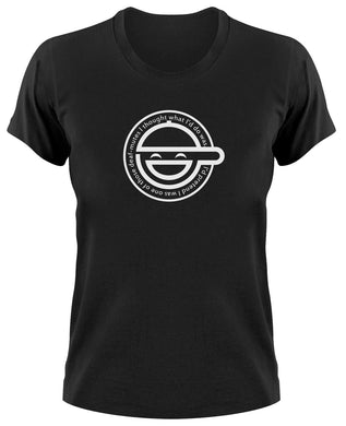Styletex23 T-Shirt Damen The Laughing Man Fan Logo