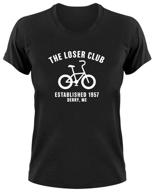 Styletex23 T-Shirt Damen The Loser Club Fahrrad Logo