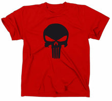 Lade das Bild in den Galerie-Viewer, Styletex23 T-Shirt Herren The Punisher Skull Logo, Comic, rot, XXL
