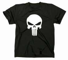 Lade das Bild in den Galerie-Viewer, Styletex23 T-Shirt Herren The Punisher Skull Logo, Comic, schwarz, XXL
