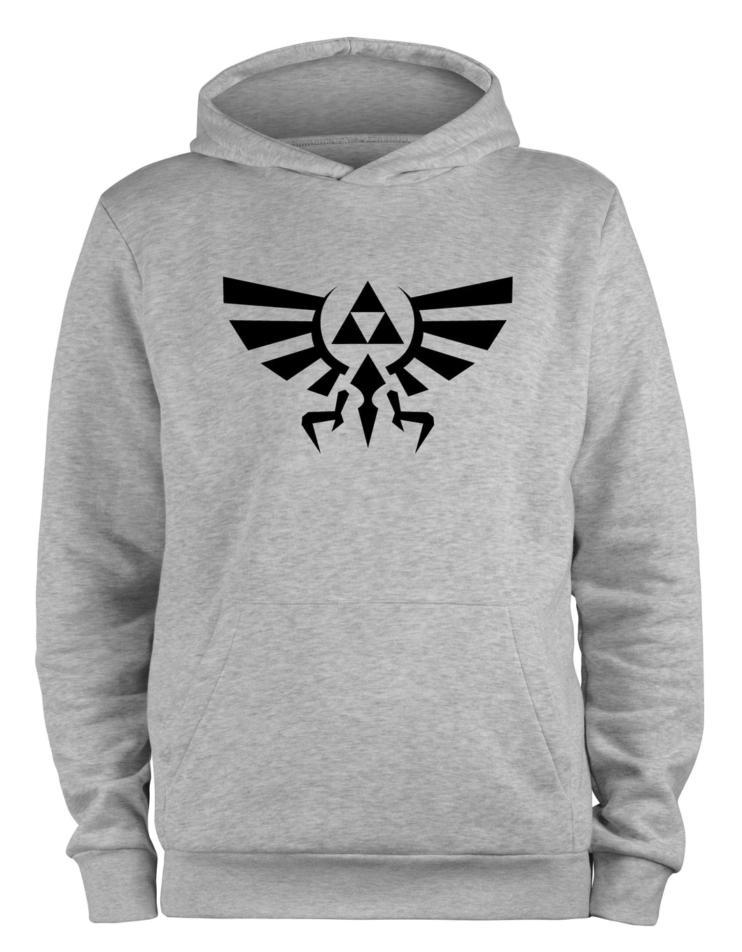 Styletex23 Kapuzenpullover Triforce, XXL grau