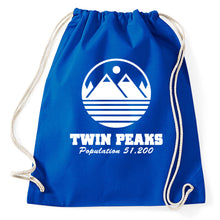 Lade das Bild in den Galerie-Viewer, Styletex23 Turnbeutel Twin Peaks Logo David Lynch
