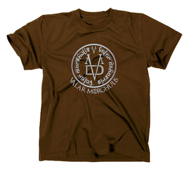 Styletex23 T-Shirt Herren Valar Morghulis GoT, All Men Must Die, braun, XXL