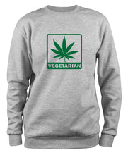 Lade das Bild in den Galerie-Viewer, Styletex23 Sweatshirt Vegetarier, XXL grau
