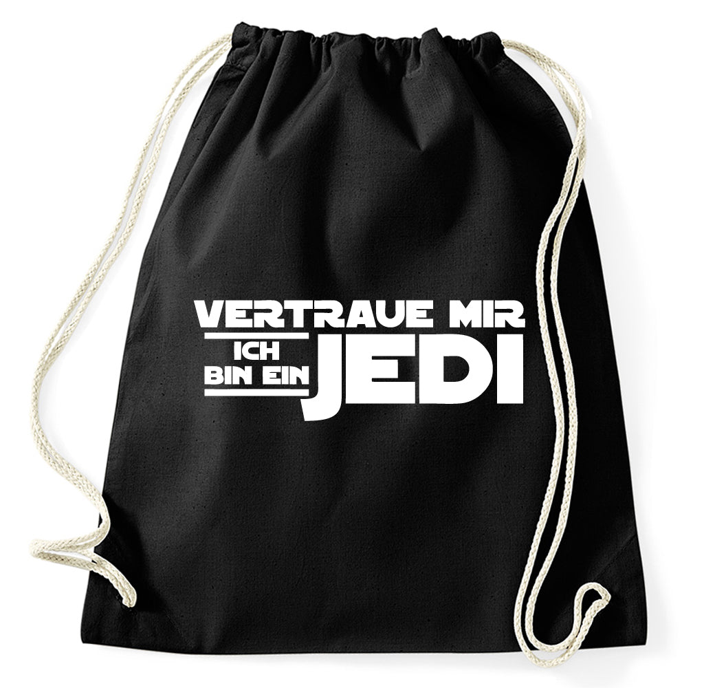 Styletex23 Turnbeutel Vertraue mir ich bin ein Jedi, schwarz