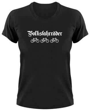 Styletex23 T-Shirt Damen Volksfahrräder Fun Sprüche