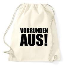 Lade das Bild in den Galerie-Viewer, Vorrundenaus Fun Fußball WM EM Turnbeutel Sportbeutel Gym Bag, natur
