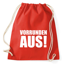 Lade das Bild in den Galerie-Viewer, Vorrundenaus Fun Fußball WM EM Turnbeutel Sportbeutel Gym Bag, red
