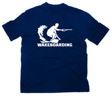 Lade das Bild in den Galerie-Viewer, Styletex23 T-Shirt Herren Wakeboarding, navy, XXL
