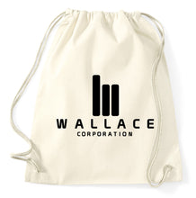Lade das Bild in den Galerie-Viewer, Wallace Corporation Logo Blade Runner Fan Turnbeutel, natur
