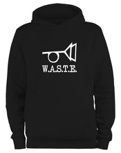 Lade das Bild in den Galerie-Viewer, Styletex23 Kapuzenpullover Waste Thomas Pynchon, W.A.S.T.E., schwarz XXL
