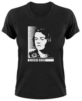 Styletex23 T-Shirt Damen Sophie Scholl Weiße Rose