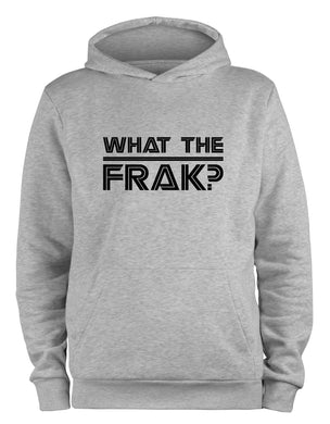 Styletex23 Kapuzenpullover What The Frak BSG Battlestar Galactica, XXL grau