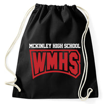 Lade das Bild in den Galerie-Viewer, Wiliam McKinley High School Glee Logo Fan Turnbeutel Sportbeutel Gym Bag, schwarz
