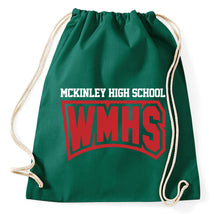 Lade das Bild in den Galerie-Viewer, Wiliam McKinley High School Glee Logo Fan Turnbeutel Sportbeutel Gym Bag, flaschengrün
