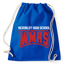 Lade das Bild in den Galerie-Viewer, Wiliam McKinley High School Glee Logo Fan Turnbeutel Sportbeutel Gym Bag, royalblue
