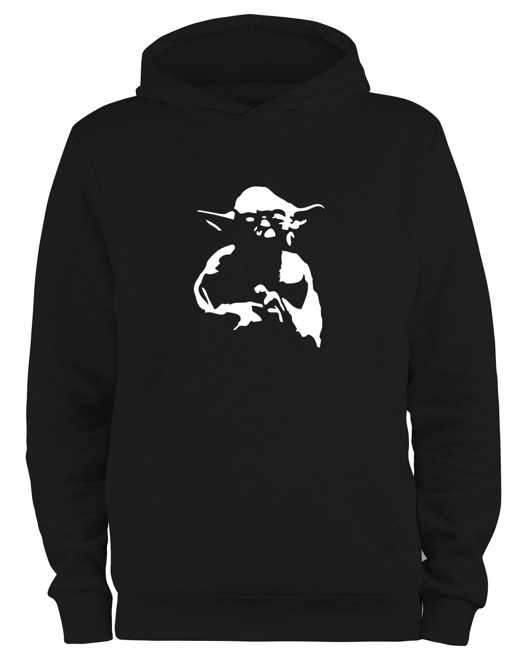 Styletex23 Sweatshirt Yoda Star Wars Jedi, schwarz XXL